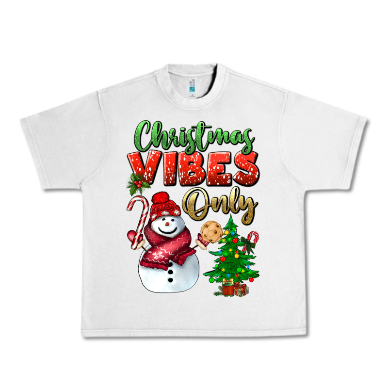 Christmas Vibes Only Urban Heavy Tee by BundleAndBundleShop | Teevron
