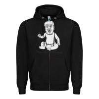 Black baby trump Zipper Hoodie - artisFamous