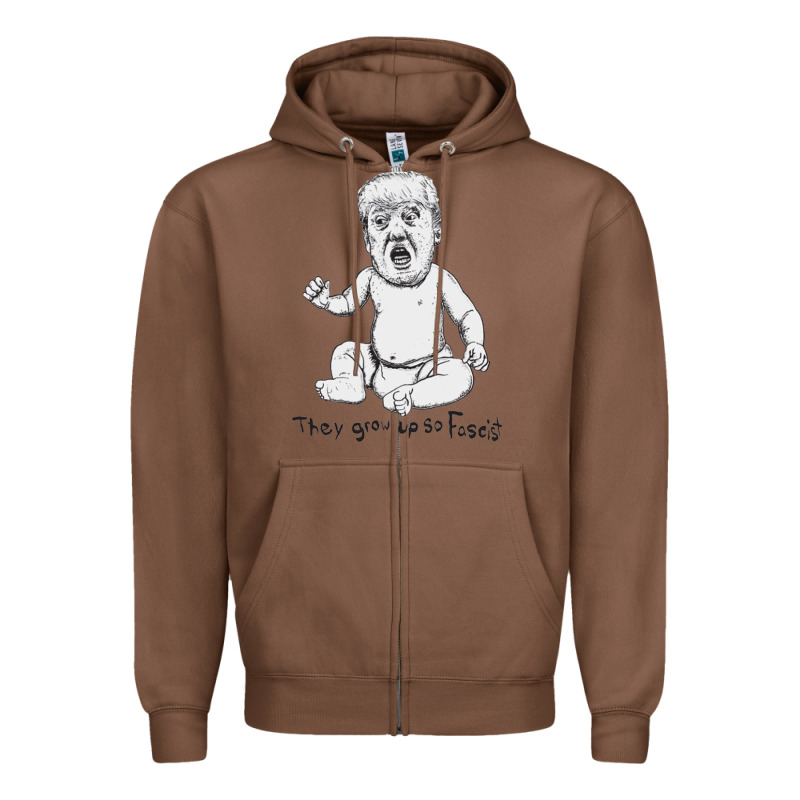 Baby Trump Zipper Hoodie by artisFamous | Teevron