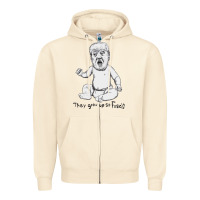Sandshell baby trump Zipper Hoodie - artisFamous