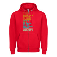 Red vintage, retro science is real, black lives matter Zipper Hoodie - artisFamous