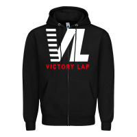 Black vl for victory lap Zipper Hoodie - artisFamous