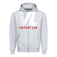 Heather Grey vl for victory lap Zipper Hoodie - artisFamous