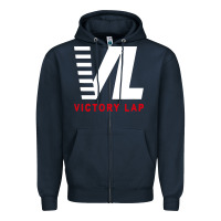 Navy vl for victory lap Zipper Hoodie - artisFamous
