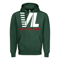 Sports Green vl for victory lap Zipper Hoodie - artisFamous