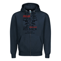 Navy tabletop rpg d20 orc massage critical failure Zipper Hoodie - artisFamous