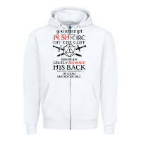 White tabletop rpg d20 orc massage critical failure Zipper Hoodie - artisFamous