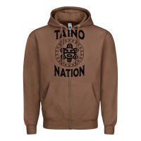 Chestnut white taino nation coqui sun boricua taino Zipper Hoodie - artisFamous