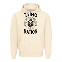 Sandshell white taino nation coqui sun boricua taino Zipper Hoodie - artisFamous