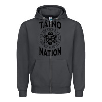 Smoke white taino nation coqui sun boricua taino Zipper Hoodie - artisFamous