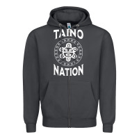 Smoke white taino nation coqui sun boricua taino Zipper Hoodie - artisFamous