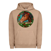 Pigment Burro Western Horse Christmas Urban Hoodie - RanaPortraitStore
