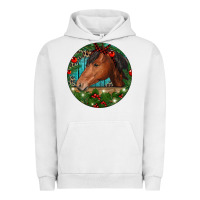 Pigment Lunar Rock Western Horse Christmas Urban Hoodie - RanaPortraitStore