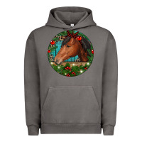 Pigment Tornado Western Horse Christmas Urban Hoodie - RanaPortraitStore
