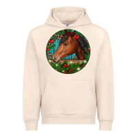 Sandshell Western Horse Christmas Urban Hoodie - RanaPortraitStore