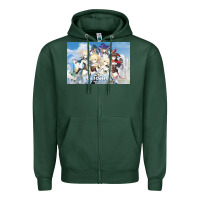 Sports Green Genshin Impact Zipper Hoodie - artisFamous