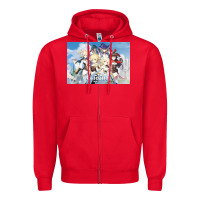 Red Genshin Impact Zipper Hoodie - artisFamous