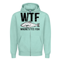 Wtf Where's The Fish Zipper Hoodie | Teevron