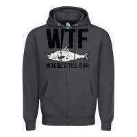 Smoke wtf where's the fish Zipper Hoodie - artisFamous