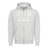 Dove Grey yes they're natural 20 dice funny rpg gamer Zipper Hoodie - artisFamous