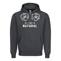 Smoke yes they're natural 20 dice funny rpg gamer Zipper Hoodie - artisFamous