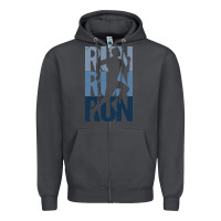 Smoke Run Running | for Runners Zipper Hoodie - artisFamous