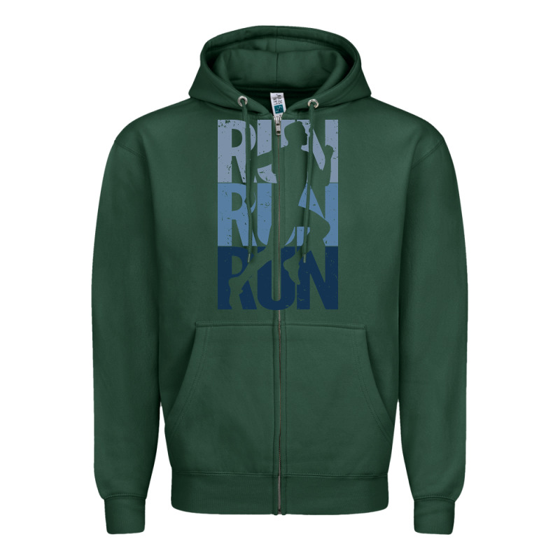 Run Running | For Runners Zipper Hoodie by artisFamous | Teevron