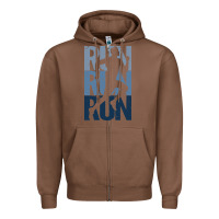 Chestnut Run Running | for Runners Zipper Hoodie - artisFamous