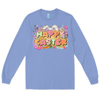 Colony Blue Happy Easter Long Sleeve Tee - LillyAllenDesigns