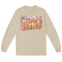 Mushroom Happy Easter Long Sleeve Tee - LillyAllenDesigns