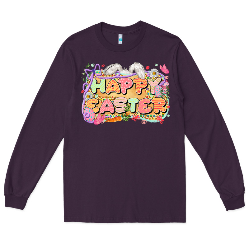 Happy Easter Long Sleeve Tee by LillyAllenDesigns | Teevron