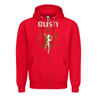Red rush starman Zipper Hoodie - artisFamous