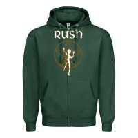 Sports Green rush starman Zipper Hoodie - artisFamous