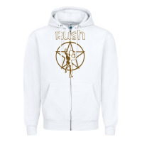 White rush starman Zipper Hoodie - artisFamous