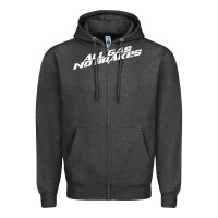 Charcoal Heather all gas no brakes for dark Zipper Hoodie - artisFamous
