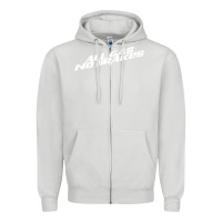 Dove Grey all gas no brakes for dark Zipper Hoodie - artisFamous
