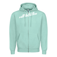 Seafoam all gas no brakes for dark Zipper Hoodie - artisFamous
