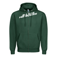 Sports Green all gas no brakes for dark Zipper Hoodie - artisFamous