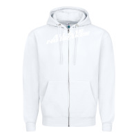 White all gas no brakes for dark Zipper Hoodie - artisFamous