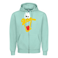 Seafoam daffy duck Zipper Hoodie - artisFamous