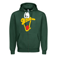 Sports Green daffy duck Zipper Hoodie - artisFamous