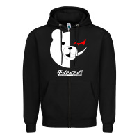 Black dangan ronpa  monokuma Zipper Hoodie - artisFamous
