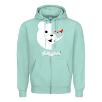 Seafoam dangan ronpa  monokuma Zipper Hoodie - artisFamous