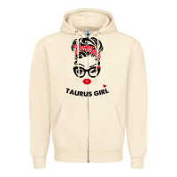 Sandshell taurus girl Zipper Hoodie - artisFamous