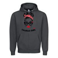 Smoke taurus girl Zipper Hoodie - artisFamous