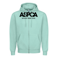 Seafoam aspca we are their voice Zipper Hoodie - artisFamous