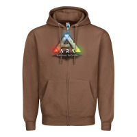 Chestnut ARK SURVIVAL EVOLVED GAME PLAY Zipper Hoodie - artisFamous