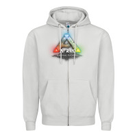 Dove Grey ARK SURVIVAL EVOLVED GAME PLAY Zipper Hoodie - artisFamous