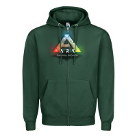 Sports Green ARK SURVIVAL EVOLVED GAME PLAY Zipper Hoodie - artisFamous