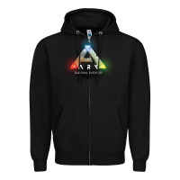 Black ARK SURVIVAL EVOLVED GAME PLAY Zipper Hoodie - artisFamous